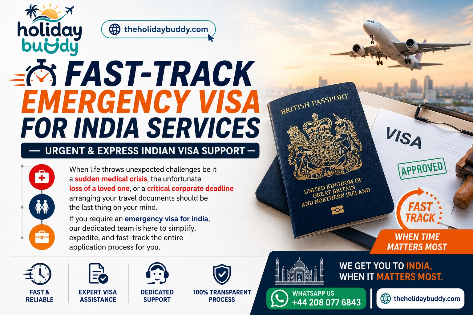 Fast-Track Emergency Visa for India Services