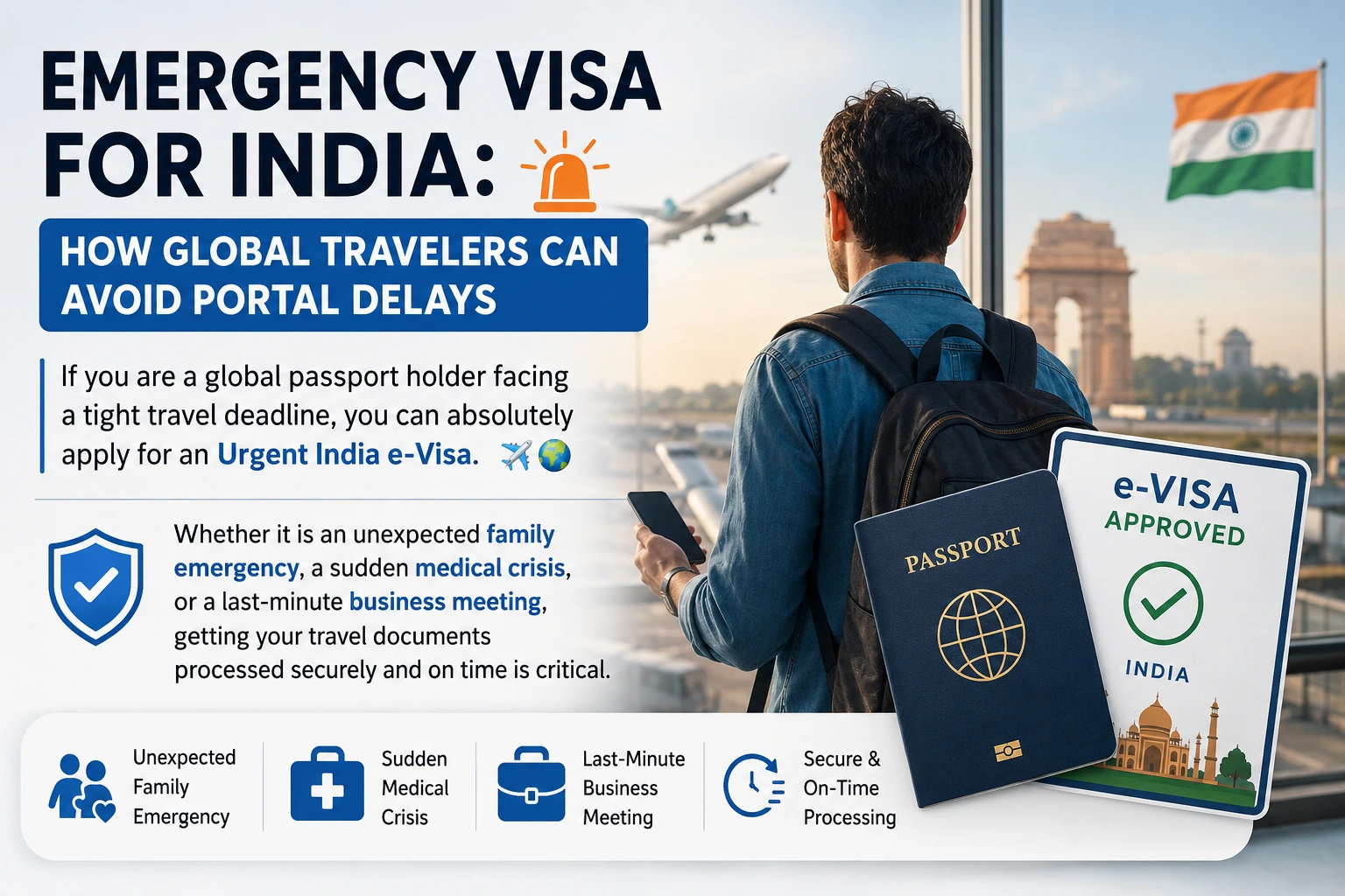 Emergency Visa for India: How Global Travelers Can Avoid Portal Delays